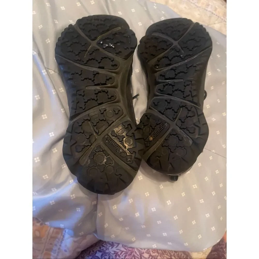 Columbia Mens Black Conspiracy V Techlite Outdry Waterproof Hiking Shoes Size 8